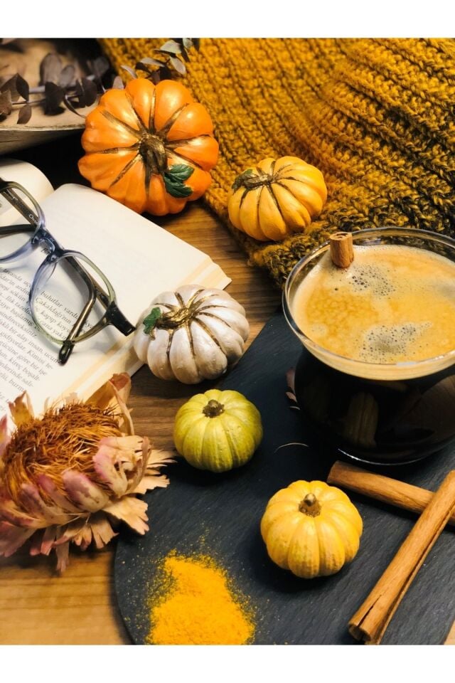 Balkabağı Dekor Set 5’li Set Halloween Biblo Dekoratif Kabak Obje