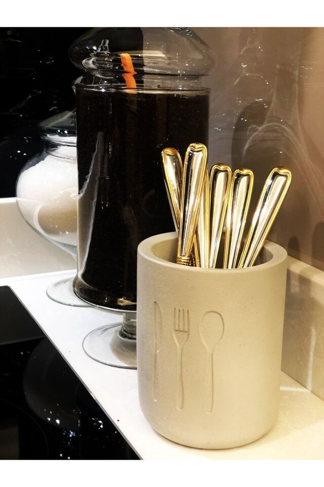 Çatal Bıçak Kaşıklık Mutfak Tezgah Üstü Düzenleyici Çatal Bıçak Kepçelik