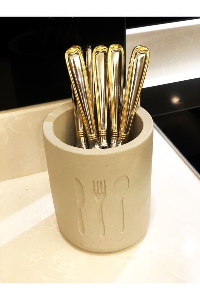 Çatal Bıçak Kaşıklık Mutfak Tezgah Üstü Düzenleyici Çatal Bıçak Kepçelik